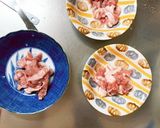 濃厚ごまガーリック味豚こま大根青椒肉絲風作り方2写真