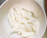 濃厚ごまガーリック味豚こま大根青椒肉絲風作り方6写真
