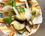 濃厚ごまガーリック味豚こま大根青椒肉絲風作り方13写真
