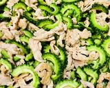 にんにく塩ぶたゴーヤ炒め作り方3写真