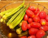 オクラとミニトマトの煮浸し作り方6写真