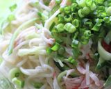 簡単5分！つめたい麺♬カニマヨ素麺／冷麦作り方8写真