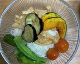 素揚げ夏野菜のぶっかけきつねそうめん作り方9写真