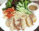 超簡単！厚めの豚バラ肉のサムギョプサル！作り方10写真