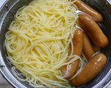つめたい麺！ナポリタン シャウエッセン作り方5写真