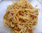 つめたい麺！ナポリタン シャウエッセン作り方6写真