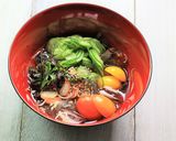 生ところてんで切って並べるつめたい麺風作り方4写真