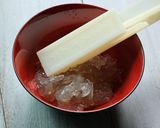 生ところてんで切って並べるつめたい麺風作り方3写真