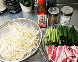豚ニラもやし、オイスター炒め作り方1写真