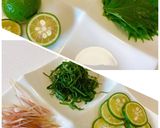 冷たい麺!すだちうどんおろしかき氷添え作り方1写真