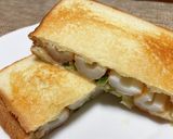 ちくわとオクラのわさびマヨホットサンド作り方10写真
