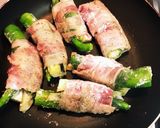 茄子と万願寺とうがらしの豚バラ巻き作り方4写真