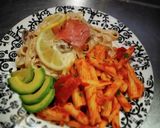 レモンクリーム&コンビーフトマトのパスタ作り方10写真