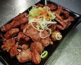 豚ホルモンの塩焼き！❨(@≧↺≦@)❩ノ作り方2写真