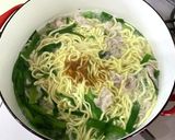 豚バラとニラの塩ラーメン作り方3写真