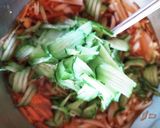 簡単！野菜たっぷり！鶏胸肉で南蛮漬け風作り方6写真