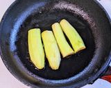 チーズ茄子のせ卵粥作り方2写真