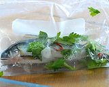 シャトルシェフでふんわり鮎のコンフィ♪作り方1写真