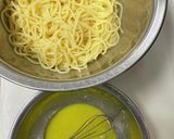 つめたい麺　冷凍マンゴーと生ハムのパスタ作り方5写真