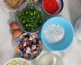 ホットサンドメーカーで「タコのみやき」作り方1写真