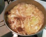 キャベツと豚バラ肉でトロッとろのお味噌汁作り方5写真