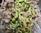 薄切り牛肉でおろしステーキ作り方5写真