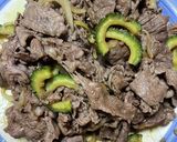 薄切り牛肉でおろしステーキ作り方6写真