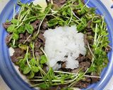 薄切り牛肉でおろしステーキ作り方8写真