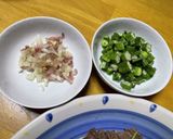 薄切り牛肉でおろしステーキ作り方2写真