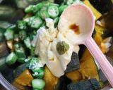 美味♪ゆで卵かぼちゃオクラのマヨサラダ作り方5写真