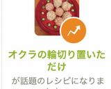 オクラの輪切り置いただけ作り方5写真