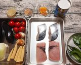 夏野菜たっぷりココナッツフィッシュカレー作り方1写真