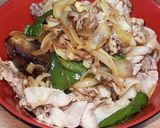 野菜たっぷり豚丼作り方9写真