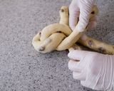 もっちり☆レーズンパン・編みパン※動画作り方23写真
