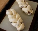 もっちり☆レーズンパン・編みパン※動画作り方28写真