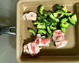 ゴーヤーと豚バラ肉 ： ホワイトソース作り方3写真