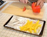 パプリカと豚しゃぶの冷麺風そうめん作り方1写真