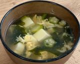 おくら、豆腐のお味噌汁作り方11写真