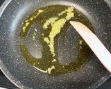 ペペロンチーノ　醤油味作り方2写真