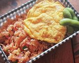 10分弁当★乗っけるだけオムライス作り方6写真