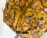 夏のおやつ♬パイン丸ごとシャーベット作り方1写真