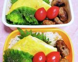 のっけ弁☆皆が主役！！ゴロゴロ弁当☆作り方4写真