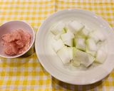 冬瓜のそぼろ煮作り方1写真