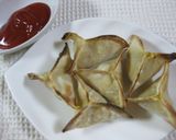 餃子の皮で☆ヘルシーおからのサモサ作り方8写真