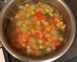 簡単給食 夏野菜たっぷり!コンソメスープ作り方6写真