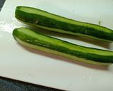 ラー油でピリ辛！きゅうりの甘酢漬け作り方1写真
