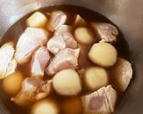 鶏むね肉と里芋の煮物作り方2写真