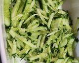 イカときゅうりの酢の物作り方1写真