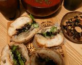茄子&w生烏賊&ルッコラのバゲット作り方8写真