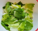 包丁要らず!シーザー風サラダ作り方1写真